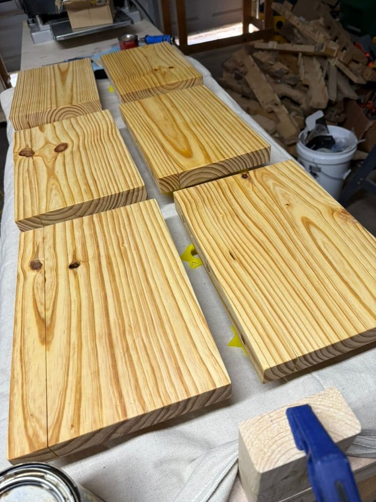 Dark Walnut Floating Shelves
